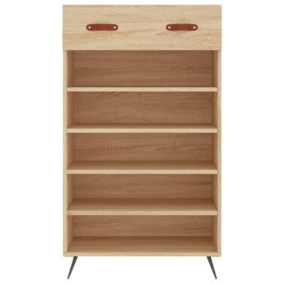 vidaXL Armoire à chaussures chêne sonoma 60x35x105cm bois d'ingénierie