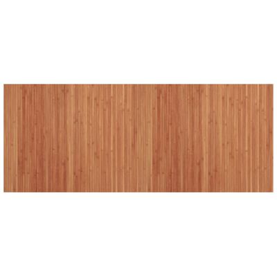 vidaXL Tapis rectangulaire marron 80x200 cm bambou