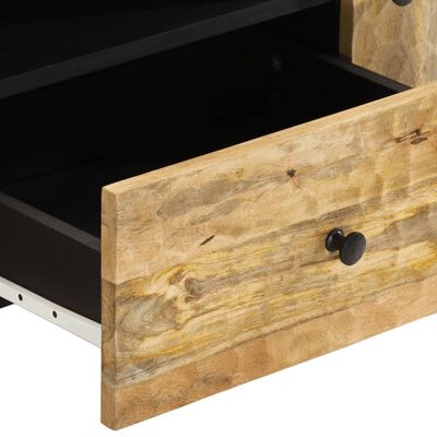 vidaXL Meuble TV 105x33x46 cm Bois massif de manguier