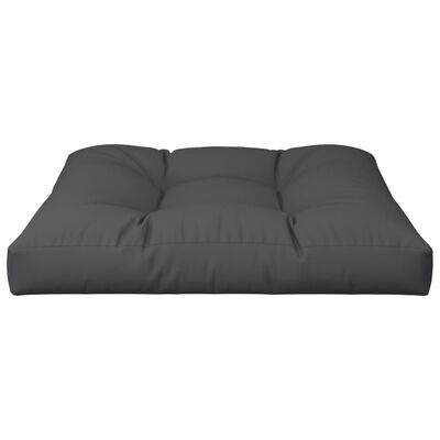 vidaXL Coussin de palette noir 70x70x12 cm tissu