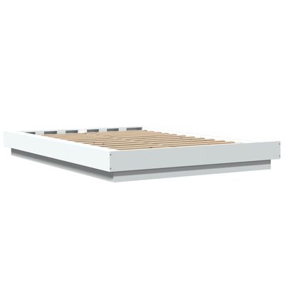 vidaXL Cadre de lit sans matelas blanc 120x190 cm