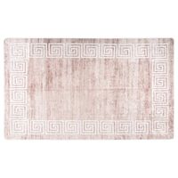 vidaXL Tapis lavable antidérapant 120x180 cm beige