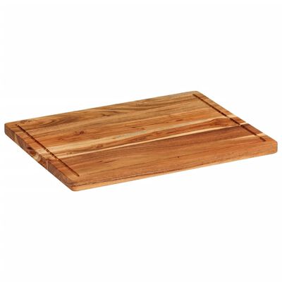 vidaXL Planche à découper 50x38x2,5 cm bois d'acacia massif