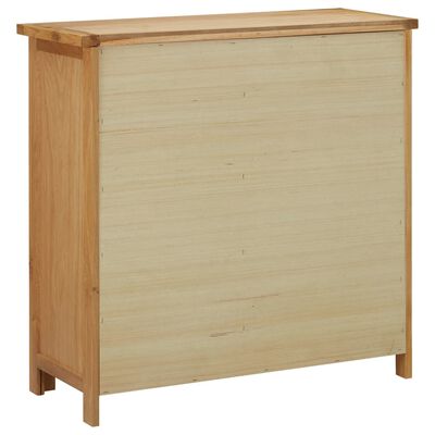 vidaXL Casier à bouteilles 11 bouteilles 80x32x80cm Bois de chêne