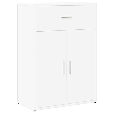 vidaXL Buffet blanc 60x30x84 cm bois d'ingénierie