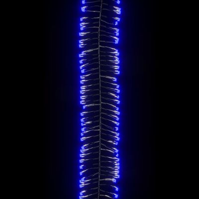 vidaXL Guirlande lumineuse à LED groupées 3000 LED Bleu 23 m PVC