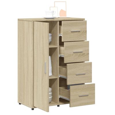 vidaXL Buffet chêne sonoma 60x31x84 cm bois d'ingénierie