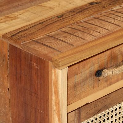 vidaXL Buffet 55x35x75 cm bois massif de récupération