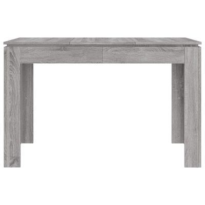 vidaXL Table à dîner sonoma gris 120x60x76 cm bois d'ingénierie