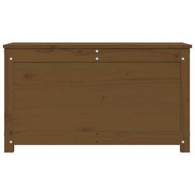 vidaXL Boîte de rangement Marron miel 80x40x45,5 cm Bois massif de pin