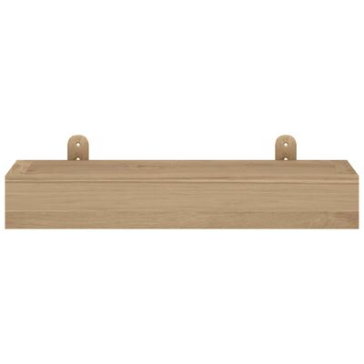 vidaXL Étagères murales 2 pcs 40x15x4 cm bois de teck massif