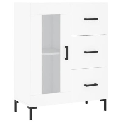 vidaXL Buffet blanc 69,5x34x90 cm bois d'ingénierie