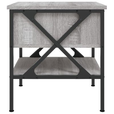 vidaXL Tables de chevet 2 pcs sonoma gris 40x42x45 cm bois ingénierie