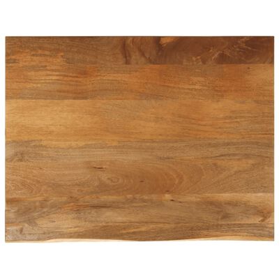 vidaXL Dessus de table à bord vivant 90x80x3,8 cm bois massif manguier