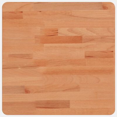 vidaXL Dessus de table 40x40x1,5 cm carré bois massif de hêtre