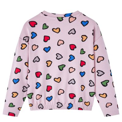 Sweatshirt pour enfants rose 116