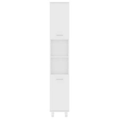 vidaXL Ensemble de meubles de salle de bain 3pcs Blanc Bois ingénierie