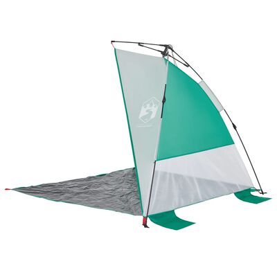 vidaXL Tente de plage vert d'eau libération rapide imperméable