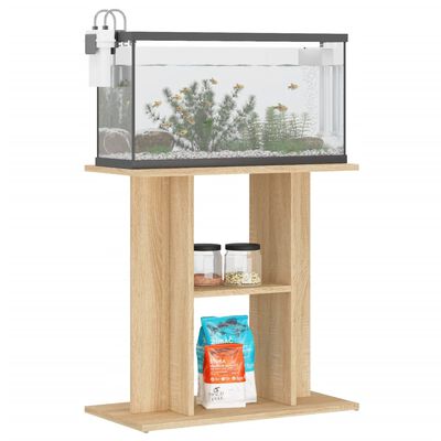 vidaXL Support pour aquarium chêne sonoma 60x30x60cm bois d'ingénierie