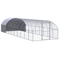 vidaXL Poulailler d'extérieur 3x10x2 m Acier galvanisé