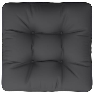 vidaXL Coussin de palette noir 58x58x10 cm tissu