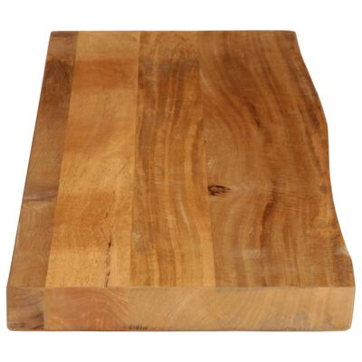 vidaXL Dessus de table à bord vivant 100x20x2,5cm bois massif manguier