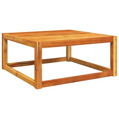 vidaXL Table de jardin 65x65x29 cm bois massif d'acacia