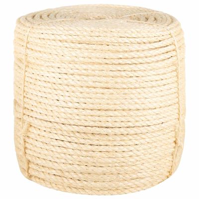 vidaXL Corde 100 % sisal 8 mm 50 m