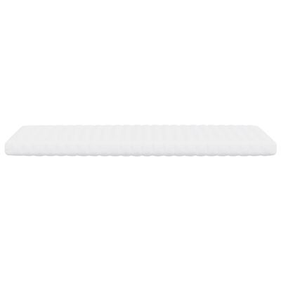 vidaXL Matelas en mousse blanc 90x200 cm 7 zones dureté 20 ILD