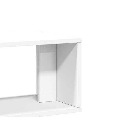 vidaXL Meubles TV 2 pcs blanc 75x30x50 cm bois d'ingénierie