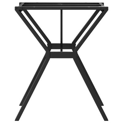 vidaXL Pieds de table à manger cadre en Y 60x60x73 cm fonte