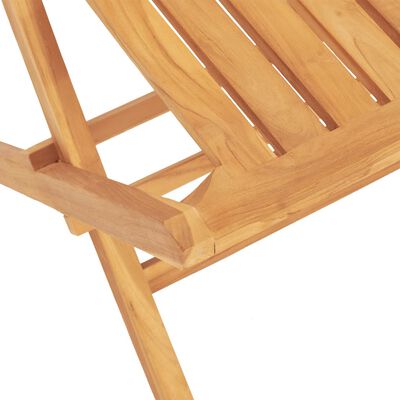 vidaXL Ensemble à manger de jardin 7 pcs Bois de teck solide