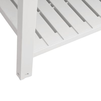 vidaXL Lit surélevé de jardin blanc 110x45x79 cm polypropylène