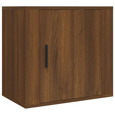 vidaXL Tables de chevet murales 2 pcs Chêne marron 50x30x47 cm