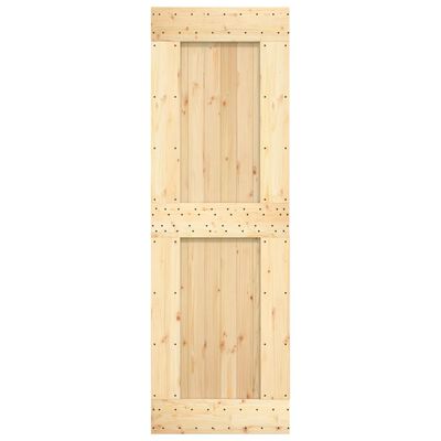 vidaXL Porte coulissante et kit de quincaillerie 70x210 cm pin massif