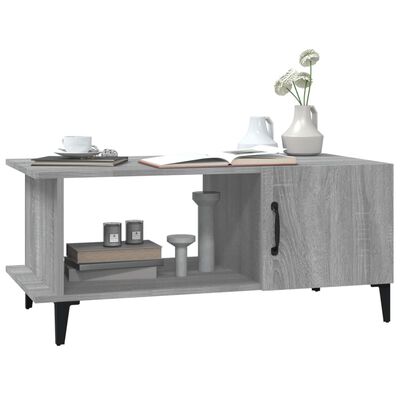 vidaXL Table basse Sonoma gris 90x50x40 cm Bois d'ingénierie