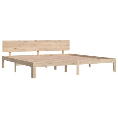 vidaXL Cadre de lit sans matelas bois massif de pin 200x200 cm