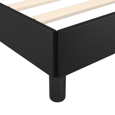 vidaXL Cadre de lit sans matelas noir 160x200 cm similicuir