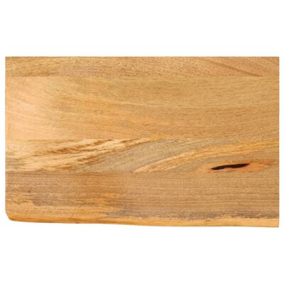 vidaXL Dessus de table à bord vivant 50x40x2,5 cm bois massif manguier