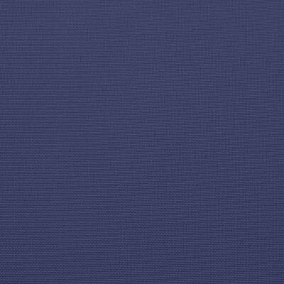 vidaXL Coussin de palette bleu marine 70x70x12 cm tissu