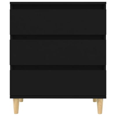 vidaXL Buffet Noir 60x35x70 cm Bois d'ingénierie