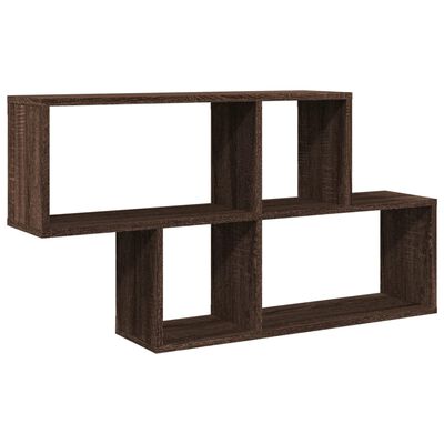 vidaXL Étagère murale chêne marron 100x20x53 cm bois d'ingénierie