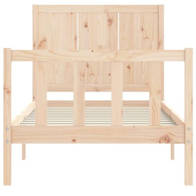 vidaXL Cadre de lit sans matelas 90x200 cm bois de pin massif