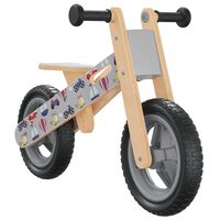 vidaXL Vélo d'équilibre pour enfants imprimé gris