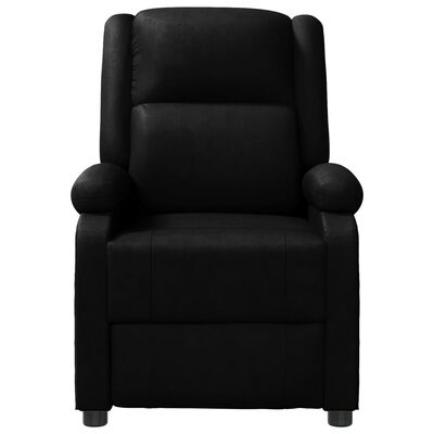 vidaXL Fauteuil inclinable Noir Similicuir