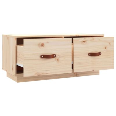 vidaXL Meuble TV 80x34x35 cm Bois de pin massif