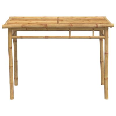 vidaXL Table à manger de jardin 110x55x75 cm bambou