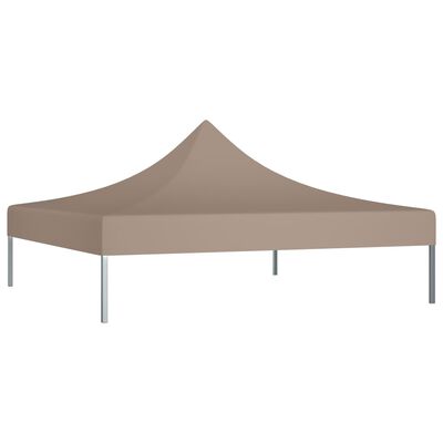 vidaXL Toit de tente de réception 3x3 m Taupe 270 g/m²