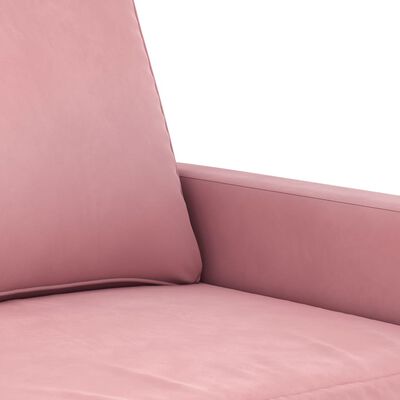 vidaXL Fauteuil Rose 60 cm Velours