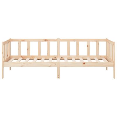 vidaXL Lit de jour sans matelas 90x190 cm bois de pin massif